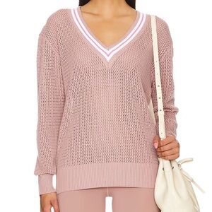 Varley Hadley Knit V-Neck Sweater